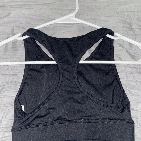 Racer Back Black Pretty Little Thing Sports Bra - Picture 5 of 5